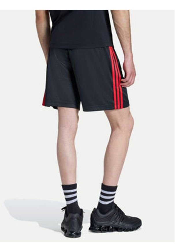 Adidas - adidas Szorty sportowe adicolor Teamgeist KD5871 Czarny Regular Fit. Kolor: czarny. Materiał: syntetyk. Styl: sportowy