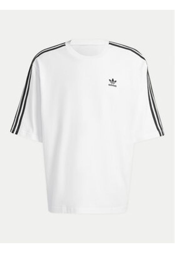 Adidas - adidas T-Shirt adicolor IZ2474 Biały Oversize. Kolor: biały. Materiał: bawełna