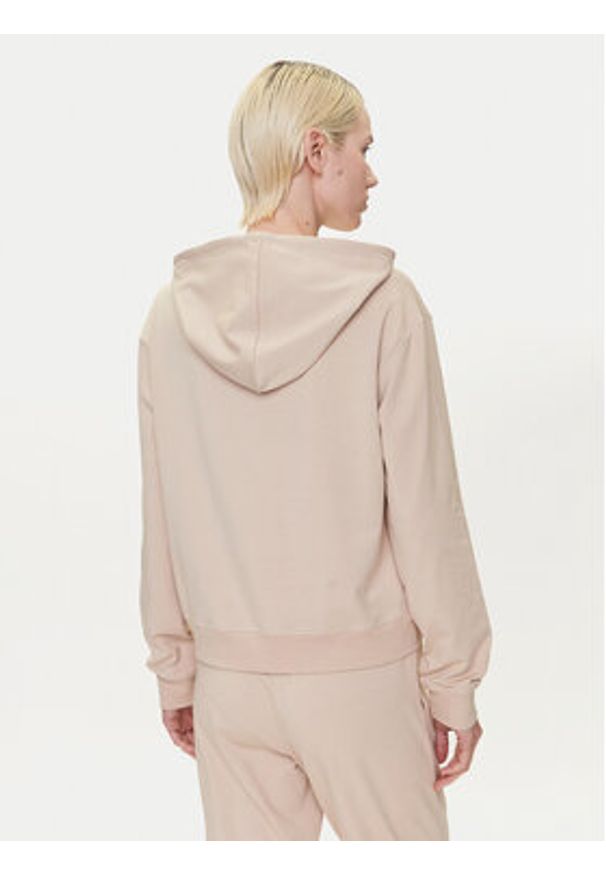 Hugo - HUGO Bluza 50490594 Beżowy Regular Fit. Kolor: beżowy. Materiał: bawełna