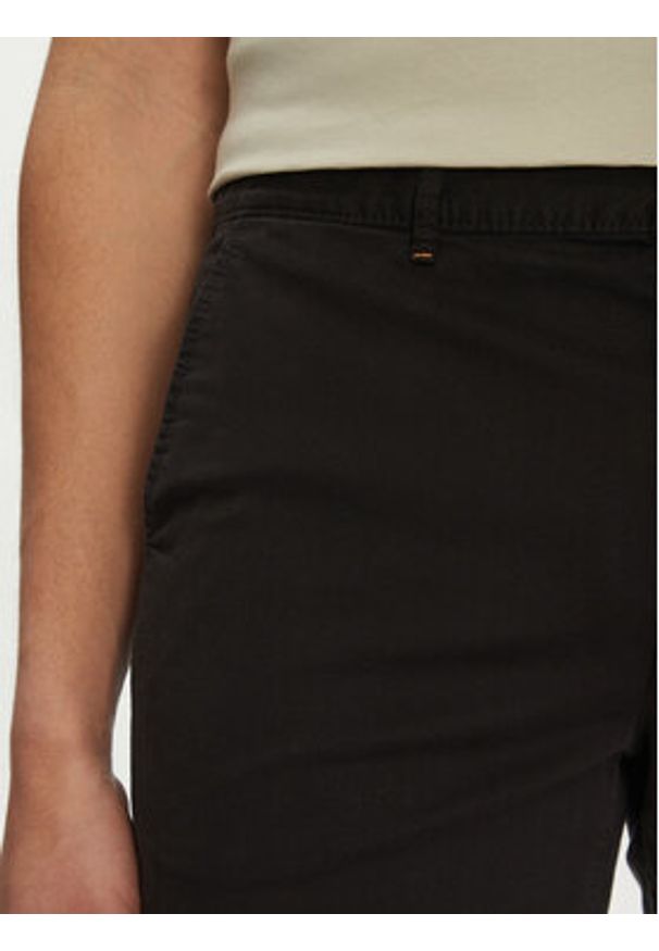 BOSS Szorty materiałowe 50536723 Czarny Slim Fit. Kolor: czarny. Materiał: bawełna