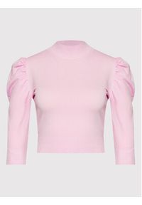 Glamorous Sweter AC3084 Różowy Regular Fit. Kolor: różowy. Materiał: wiskoza #4