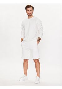 Guess Szorty sportowe Aldwin Z2YD04 KAIJ1 Biały Slim Fit. Kolor: biały. Materiał: bawełna. Styl: sportowy #4