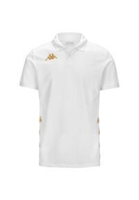 Polo Kappa Gastio. Typ kołnierza: polo. Kolor: wielokolorowy, biały. Długość rękawa: krótki rękaw. Długość: krótkie. Sport: piłka nożna #1