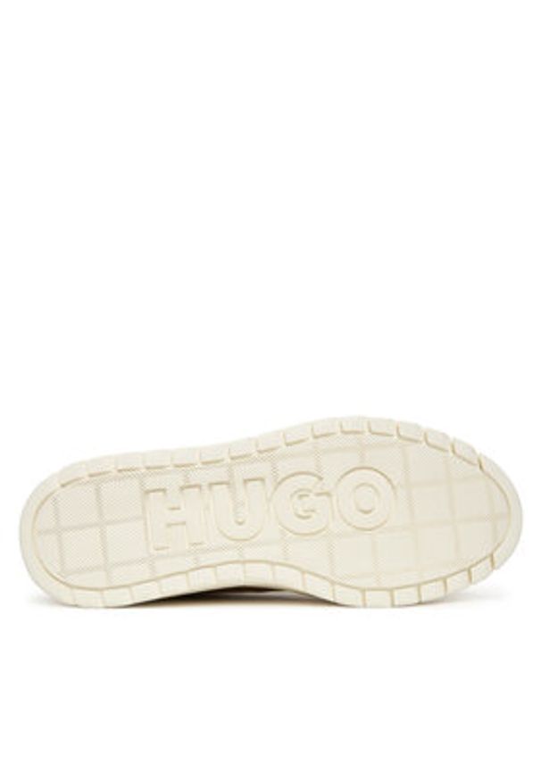 Hugo - HUGO Sneakersy Lyssa Tenn 50552645 Brązowy. Kolor: brązowy. Materiał: skóra