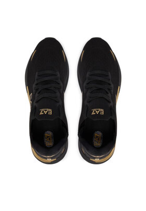 EA7 Emporio Armani Sneakersy 7X000652 AF18639 MZ177 Czarny. Kolor: czarny. Materiał: materiał