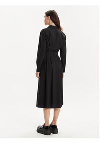 MAX&Co. Sukienka koszulowa Armilla 2416221032200 Czarny Regular Fit. Kolor: czarny. Materiał: wiskoza. Typ sukienki: koszulowe