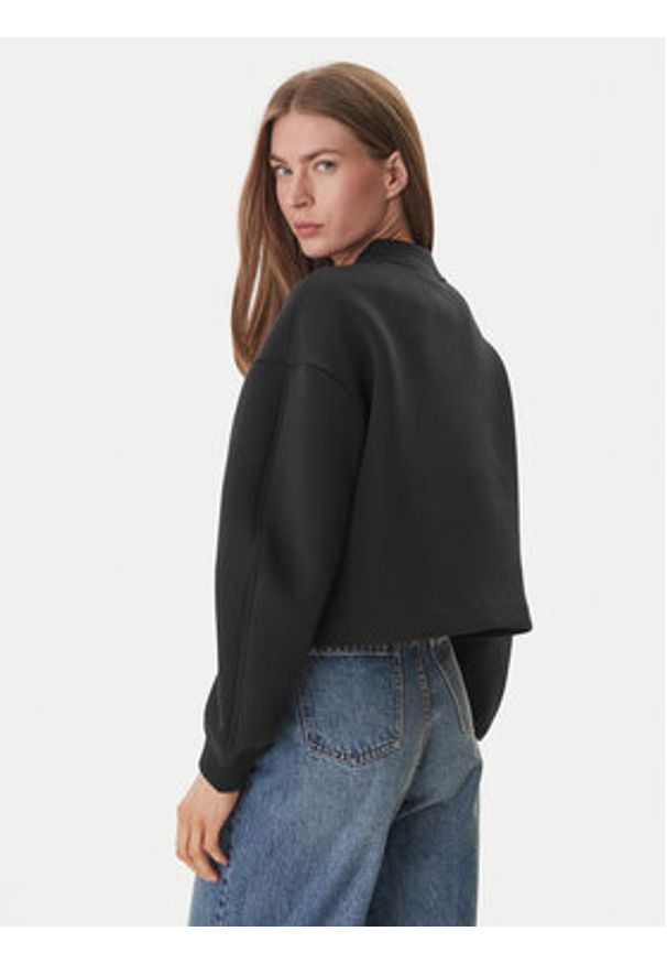 Calvin Klein Bluza LV047AB508 Czarny Boxy Fit. Kolor: czarny. Materiał: syntetyk