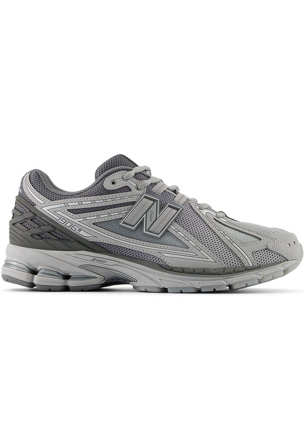 Buty unisex New Balance U1906RNY – szare. Kolor: szary. Materiał: guma, syntetyk, materiał. Szerokość cholewki: normalna. Sport: turystyka piesza