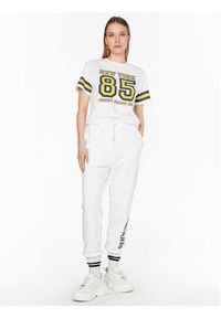 Tommy Jeans Spodnie dresowe DW0DW15370 Biały Loose Fit. Kolor: biały. Materiał: bawełna #3