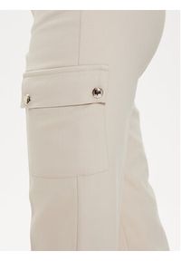Morgan Spodnie materiałowe 241-PAZZA.F Beżowy Slim Fit. Kolor: beżowy. Materiał: bawełna #4