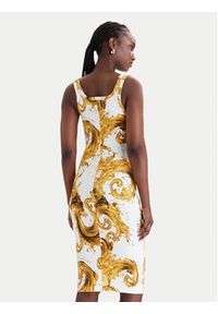 Versace Jeans Couture Sukienka codzienna 80HAO943 JS550 Biały Slim Fit. Okazja: na co dzień. Kolor: biały. Materiał: bawełna. Typ sukienki: proste. Styl: casual #5
