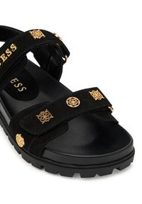 Guess Sandały FLPFLO ESU03 Czarny. Kolor: czarny. Materiał: materiał #3
