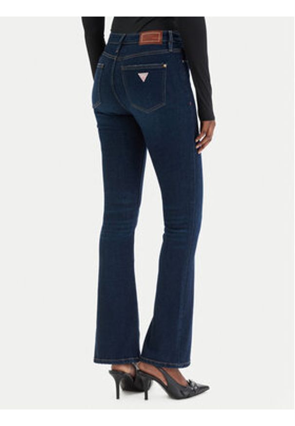 Guess Jeansy W6RA0L D6881 Granatowy. Kolor: niebieski