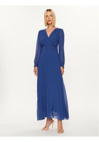 Rinascimento Sukienka wieczorowa CFC0116005003 Granatowy Regular Fit. Kolor: niebieski. Materiał: syntetyk. Styl: wizytowy