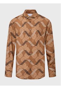 Baldessarini Koszula B3 56011/000/3070 Brązowy Regular Fit. Kolor: brązowy. Materiał: lyocell #3