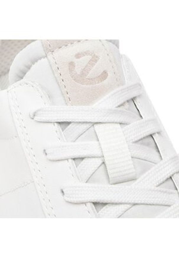 ecco - ECCO Sneakersy Street Lite M 52130458336 Biały. Kolor: biały. Materiał: skóra