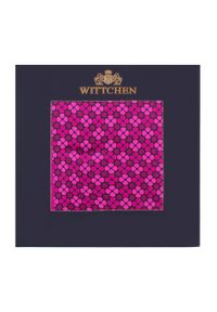 Wittchen - Poszetka z jedwabiu we wzory różowa. Kolor: różowy. Materiał: jedwab. Wzór: gładki #3