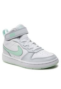 Nike Sneakersy Court Borough Mid 2 (PSV) CD7783 011 Biały. Kolor: biały. Materiał: skóra. Model: Nike Court