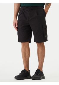 Hugo - HUGO Szorty materiałowe Gregry 50559604 Czarny Slim Fit. Kolor: czarny. Materiał: bawełna #1