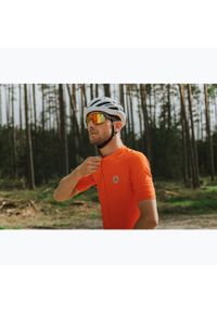 Koszulka rowerowa męska ATTABO Setvi. Kolor: pomarańczowy