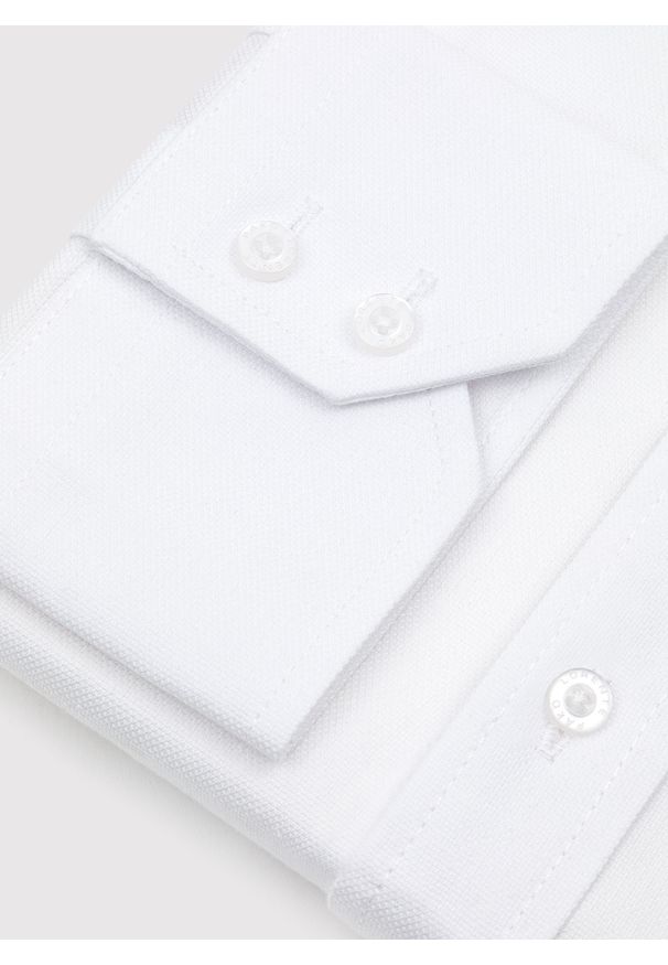 Pako Lorente - PAKO LORENTE – Koszula męska biała ASANA P000B-1X-595-B. Typ kołnierza: kołnierzyk klasyczny. Kolor: biały. Materiał: bawełna. Długość rękawa: długi rękaw. Długość: długie. Wzór: gładki. Styl: klasyczny, elegancki
