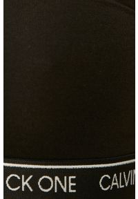 Calvin Klein Underwear - Biustonosz. Kolor: czarny. Materiał: bawełna, materiał, dzianina, elastan. Wzór: nadruk #3