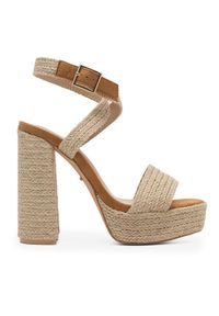 DeeZee Sandały KL-F20074-36 Beżowy. Kolor: beżowy. Materiał: materiał #1