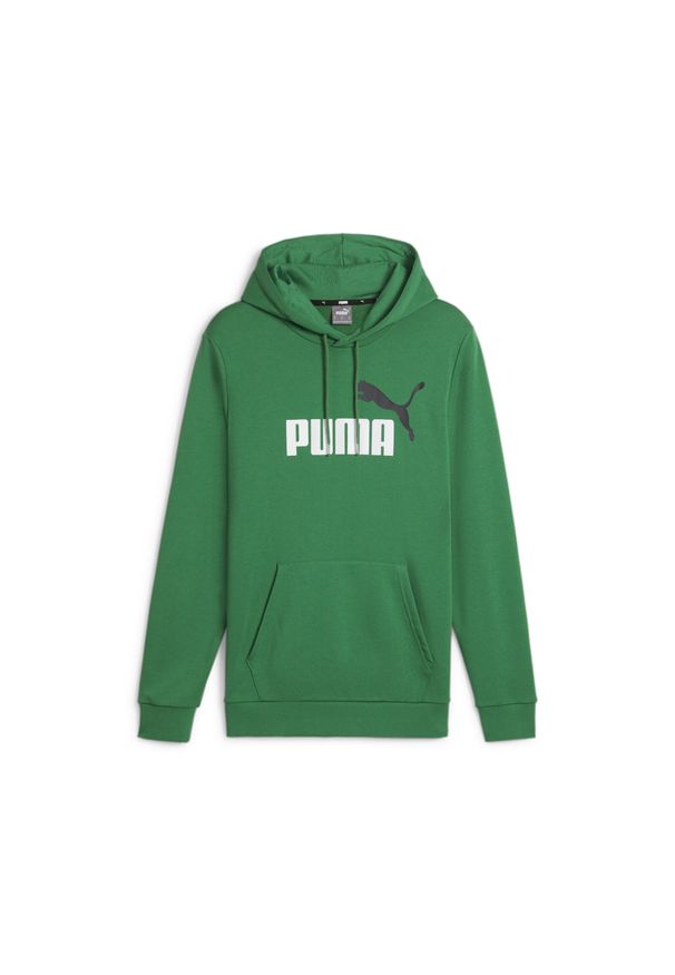 Bluza Sportowa Męska Puma Ess + 2 Col Big Logo Tr. Kolor: zielony, wielokolorowy