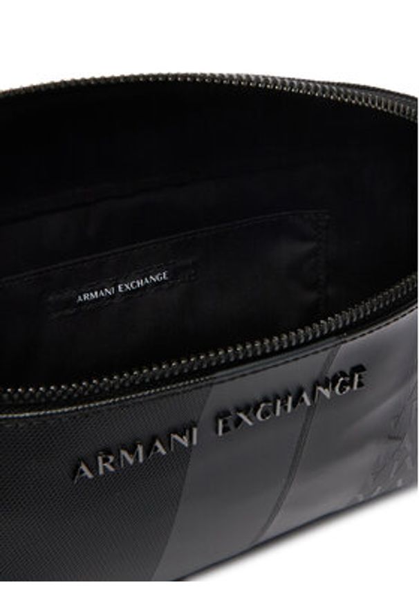 Armani Exchange Nerka XM000165 AF11935 MC034 Czarny. Kolor: czarny. Materiał: skóra