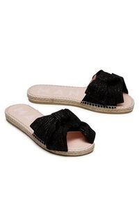 Manebi Espadryle Sandals With Bow G 0.1 J0 Czarny. Kolor: czarny. Materiał: materiał