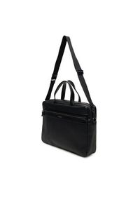 Calvin Klein Torba na laptopa Zip Commuter Bag LV04D3263G Czarny. Kolor: czarny. Materiał: skóra #4