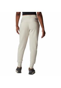 columbia - Spodnie Dresowe Damskie Columbia Lodge Knit Jogger. Kolor: brązowy, beżowy. Materiał: dresówka