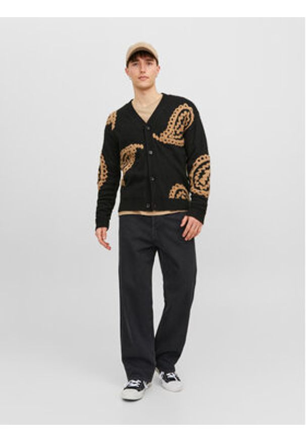 Jack & Jones Jeansy Alex 12236089 Czarny Baggy Fit. Kolor: czarny