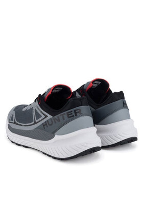 Hunter Sneakersy CANYON TRAIL WP Szary. Kolor: szary. Materiał: materiał