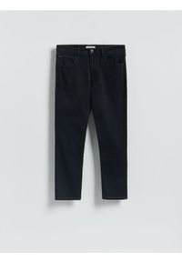 Reserved - Jeansy slim fit - czarny. Kolor: czarny