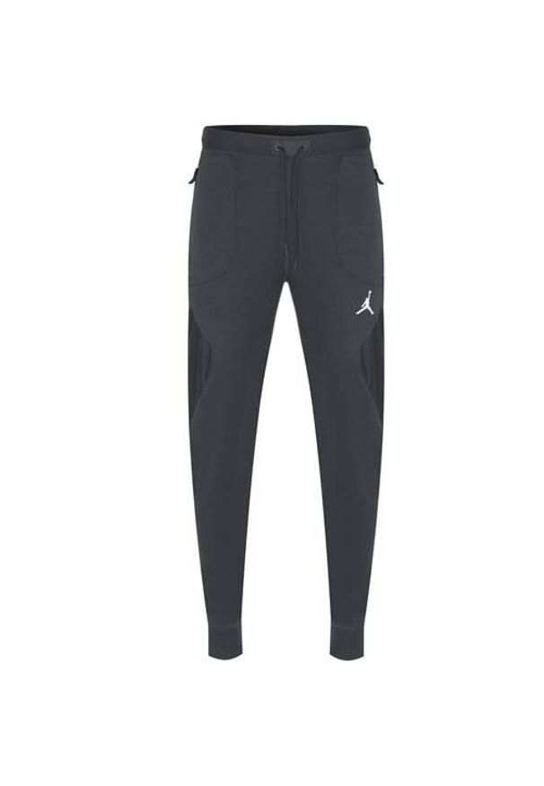 Spodnie sportowe męskie Nike Jordan. Kolor: wielokolorowy, szary. Materiał: dresówka, bawełna, materiał, syntetyk