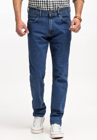 Wrangler - WRANGLER GREENSBORO MĘSKIE SPODNIE JEANSOWE JEANSY DŻINSY FRIDAY BLUES W15QHR47A