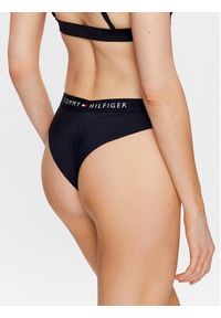 TOMMY HILFIGER - Tommy Hilfiger Dół od bikini UW0UW04134 Granatowy. Kolor: niebieski. Materiał: syntetyk