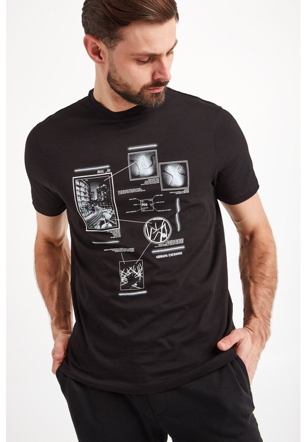 Armani Exchange - T-SHIRT ARMANI EXCHANGE. Styl: elegancki