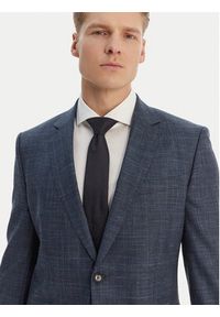BOSS Garnitur H-Huge 50561829 Granatowy Slim Fit. Kolor: niebieski. Materiał: wełna #3