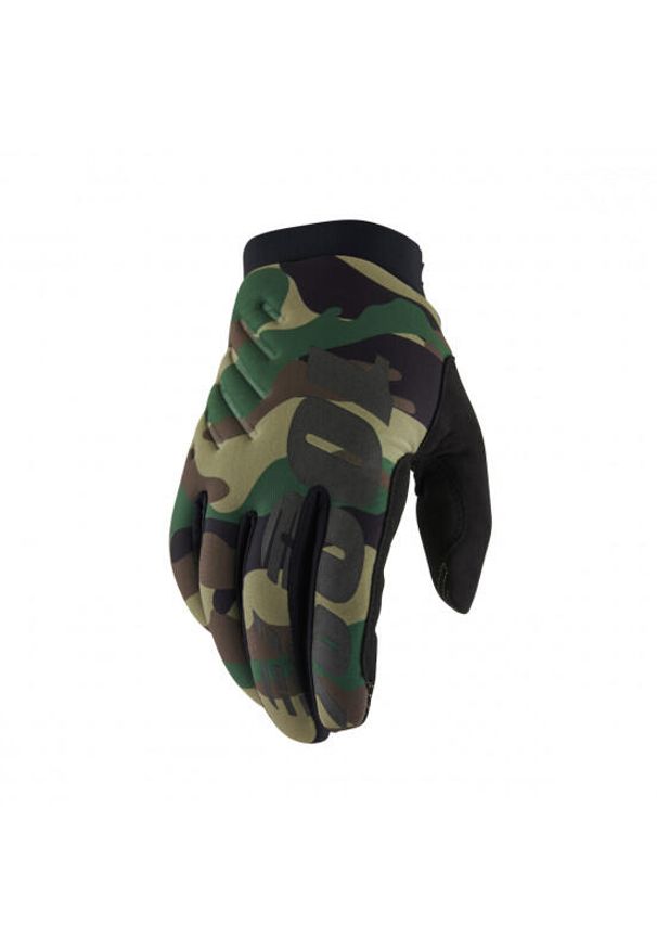 Rękawiczki rowerowe 100% Brisker Gloves. Kolor: zielony, brązowy, wielokolorowy