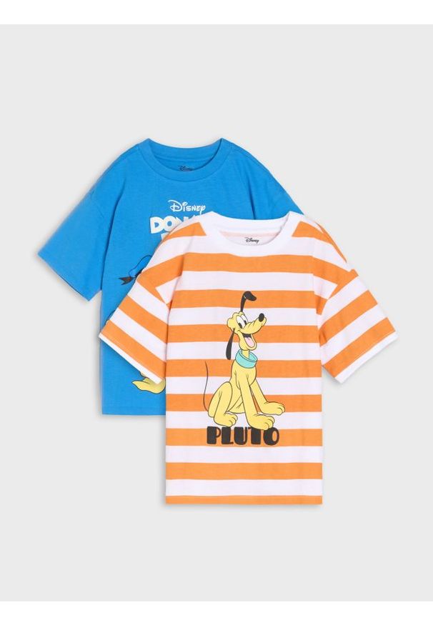 Sinsay - Koszulki 2 pack Disney - wielobarwny. Wzór: motyw z bajki