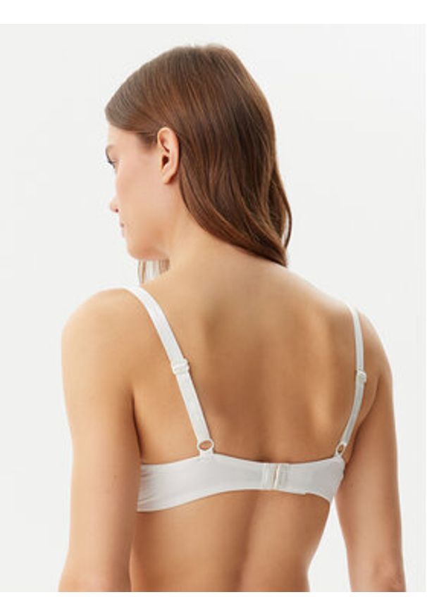 BOSS Biustonosz z fiszbiną 50502738 Écru. Materiał: wiskoza