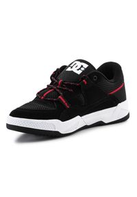Buty DC Shoes Construct ADYS100822-KHO czarne. Okazja: na spacer. Zapięcie: sznurówki. Kolor: czarny. Materiał: materiał, guma. Sport: turystyka piesza #3