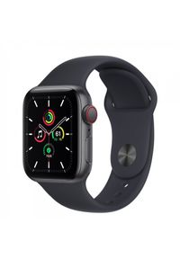 APPLE - Smartwatch Apple Watch SE GPS+Cellular 40mm aluminium, gwiezdna szarość | północ pasek sportowy. Rodzaj zegarka: smartwatch. Styl: sportowy