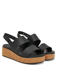 Crocs Sandały Brooklyn Cork Low Wedge 211144 Czarny. Kolor: czarny #5