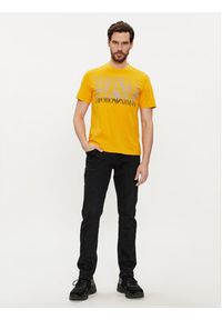 EA7 Emporio Armani T-Shirt 3DPT44 PJ02Z 1680 Pomarańczowy Regular Fit. Kolor: pomarańczowy. Materiał: bawełna #3