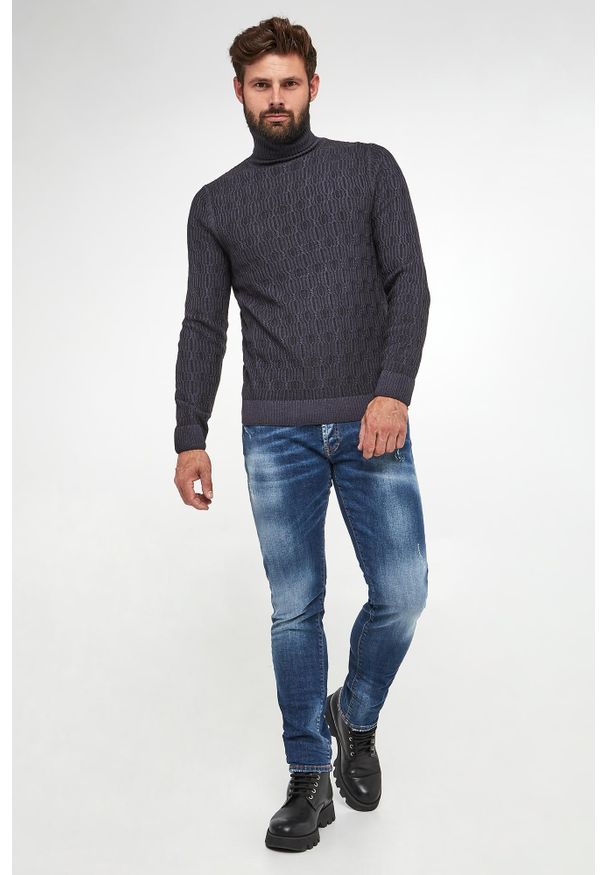 Sweter męski wełniany Malikon JOOP!. Materiał: wełna