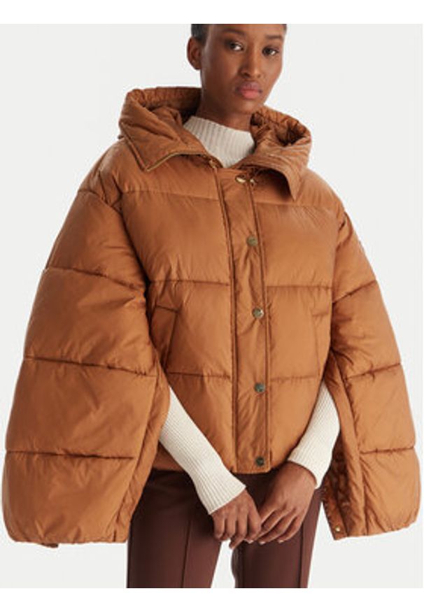 Pinko - PINKO Kurtka zimowa Imparso Imbottito 105656 A2TF Beżowy Regular Fit. Kolor: beżowy. Materiał: syntetyk. Sezon: zima