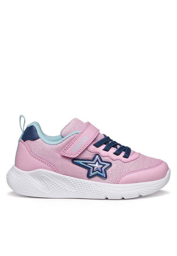 Sneakersy Geox. Kolor: różowy